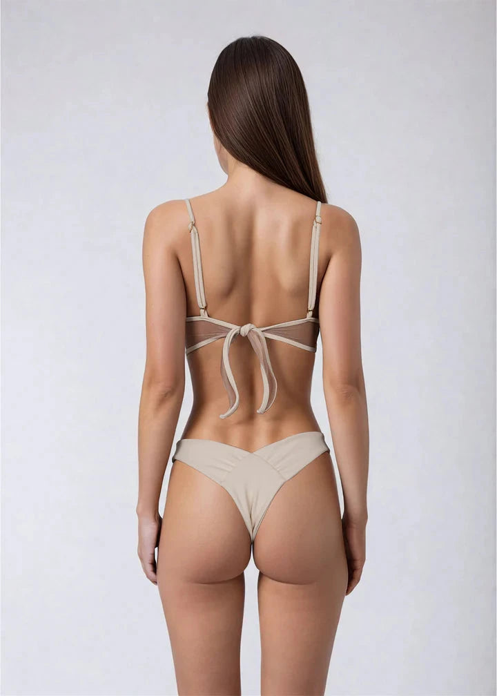 Estrella Top - Duna Sand Top Naked Swimwear