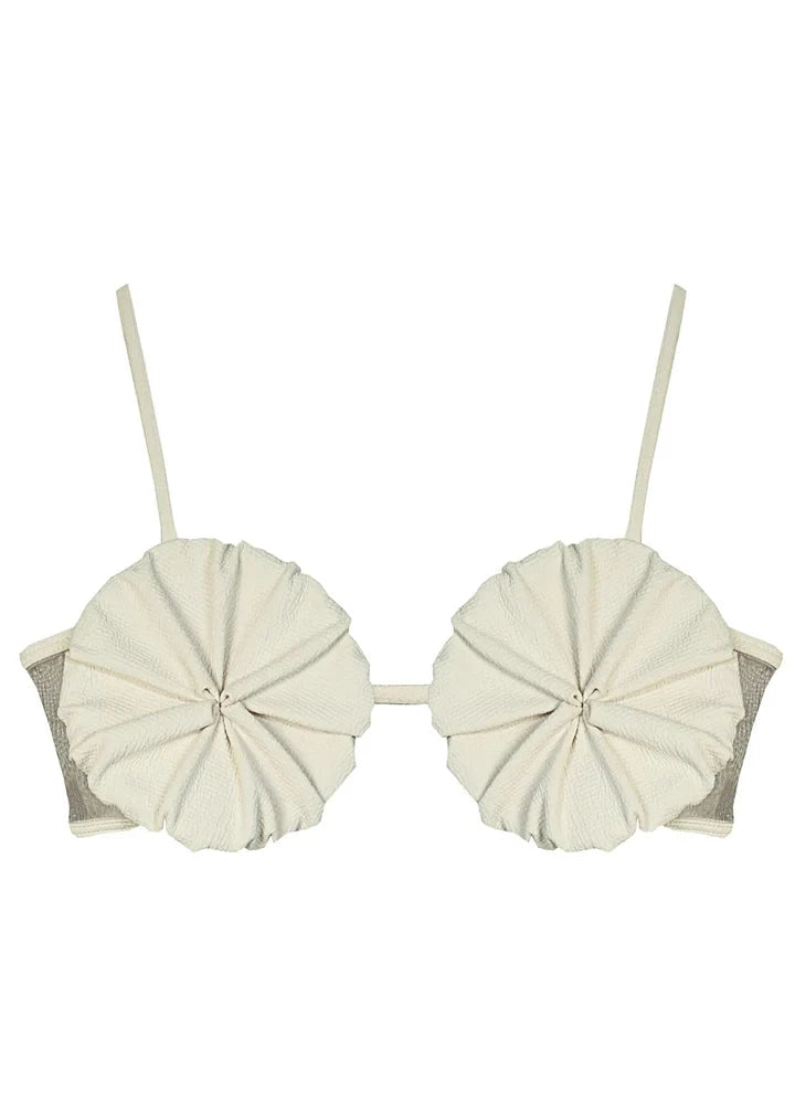 Estrella Top - Duna Sand Top Naked Swimwear