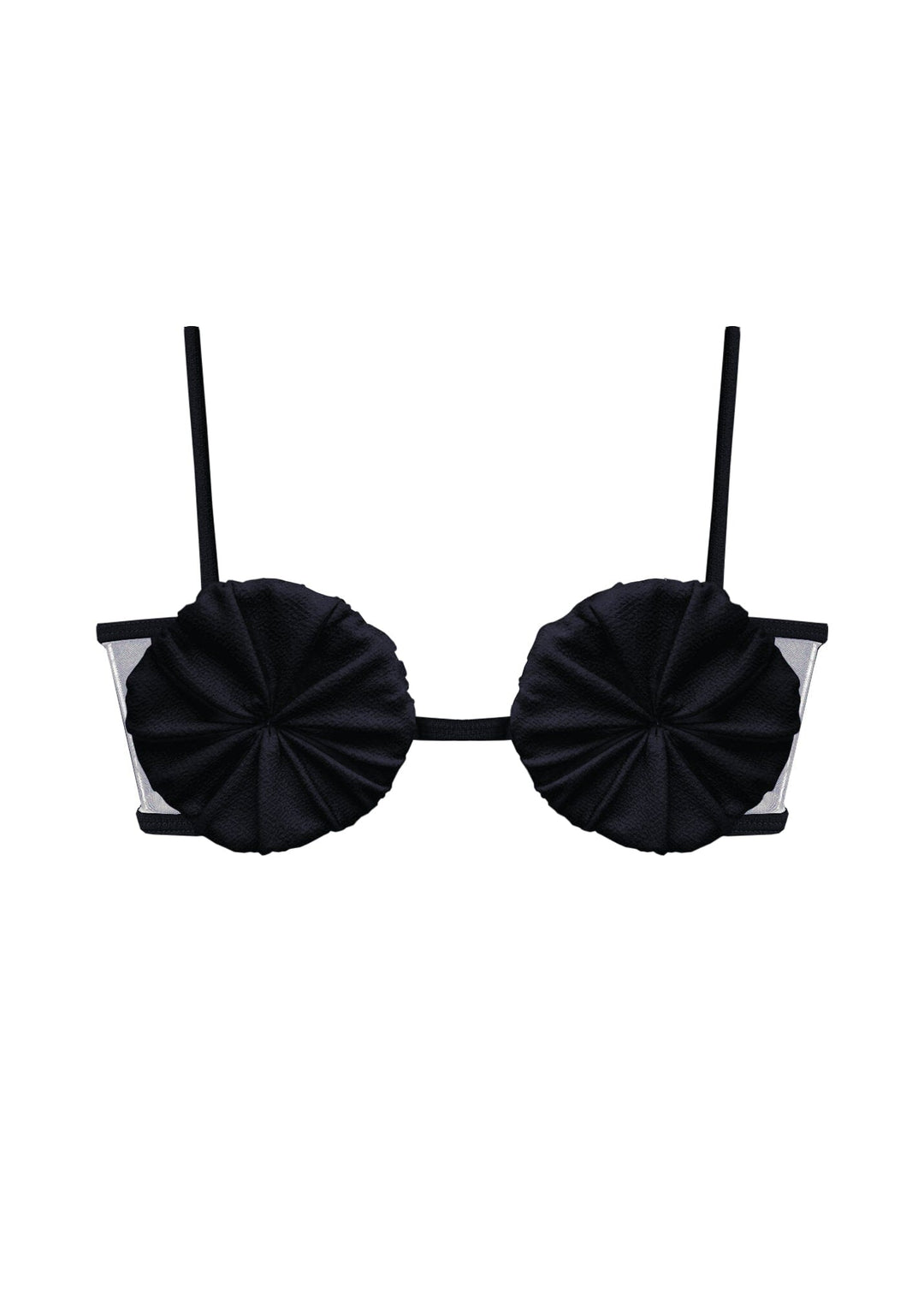 Estrella Top - Black Sand Top Naked Swimwear XS