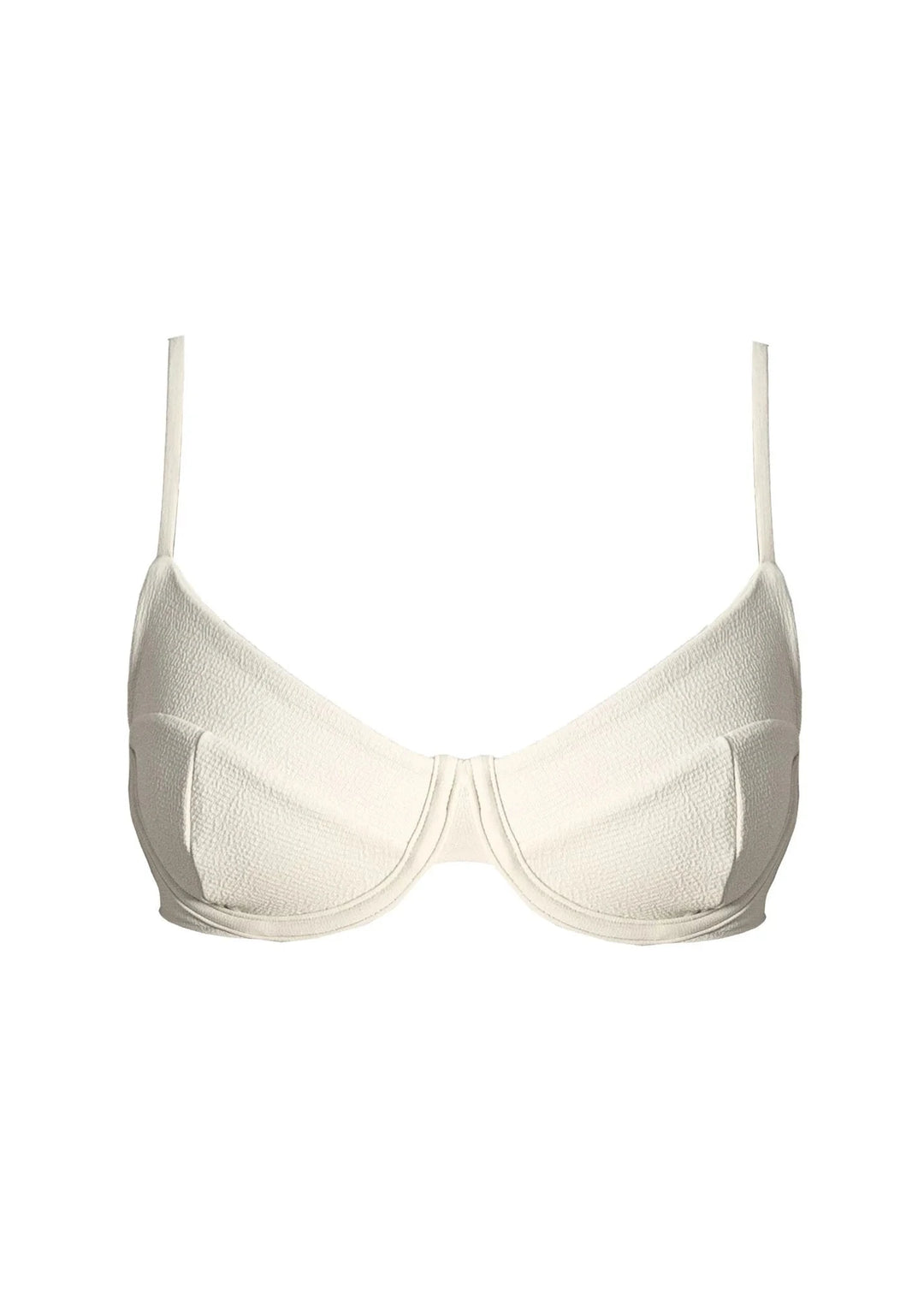 Bardot Top - Duna Sand Top Naked Swimwear