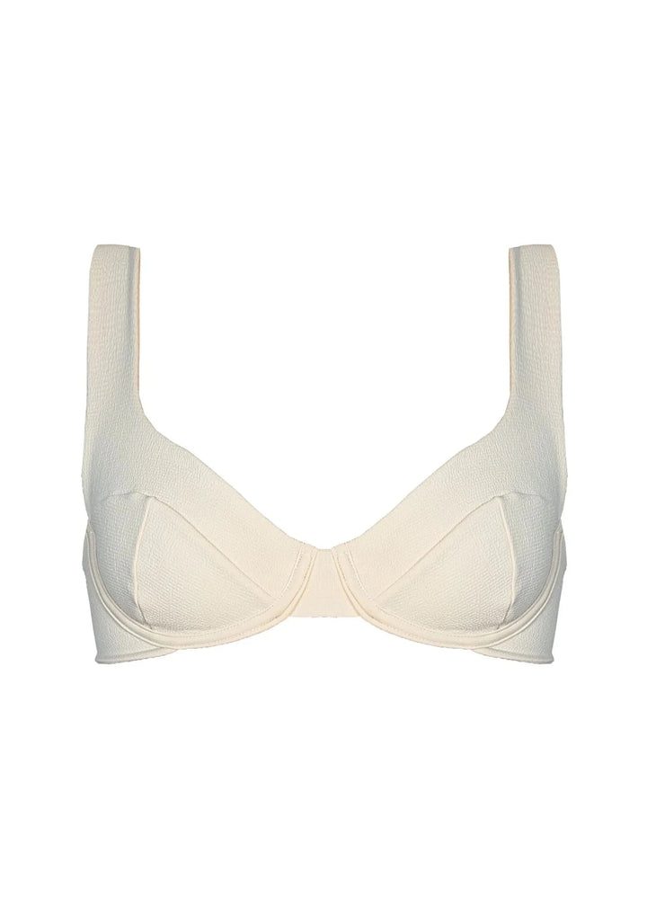 Brigitte Top - Duna Sand Top Naked Swimwear