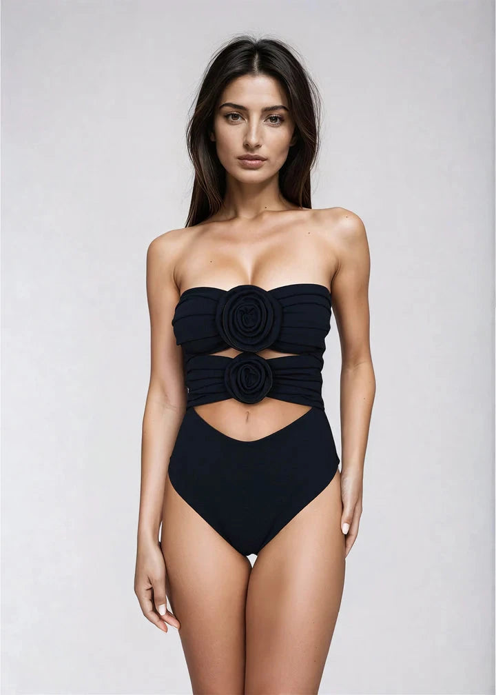 Rose One piece - Black Sand Rose One piece