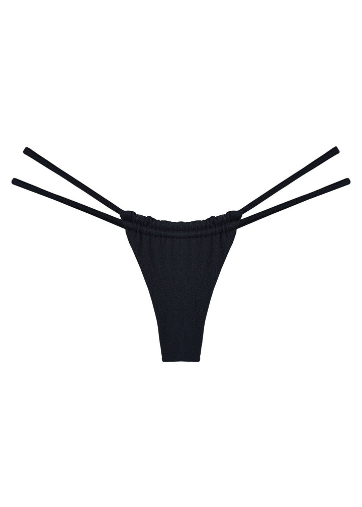 Ariel Bottom - Black Sand Bottom Naked Swimwear XS