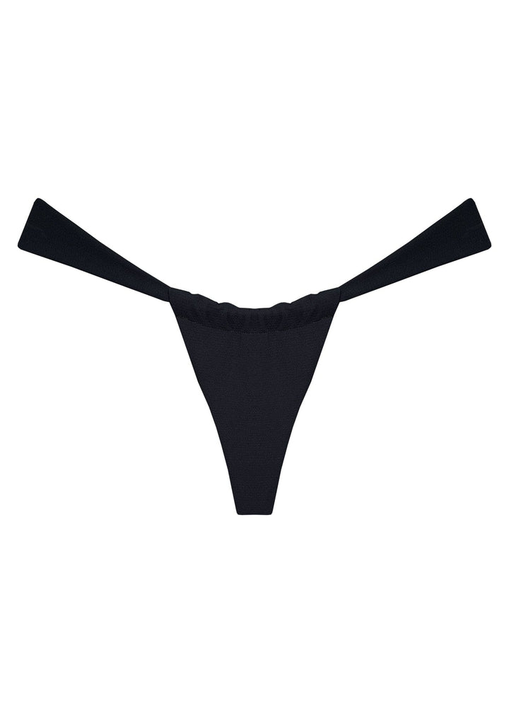 Bella Bottom - Black Sand Bottom Naked Swimwear XS