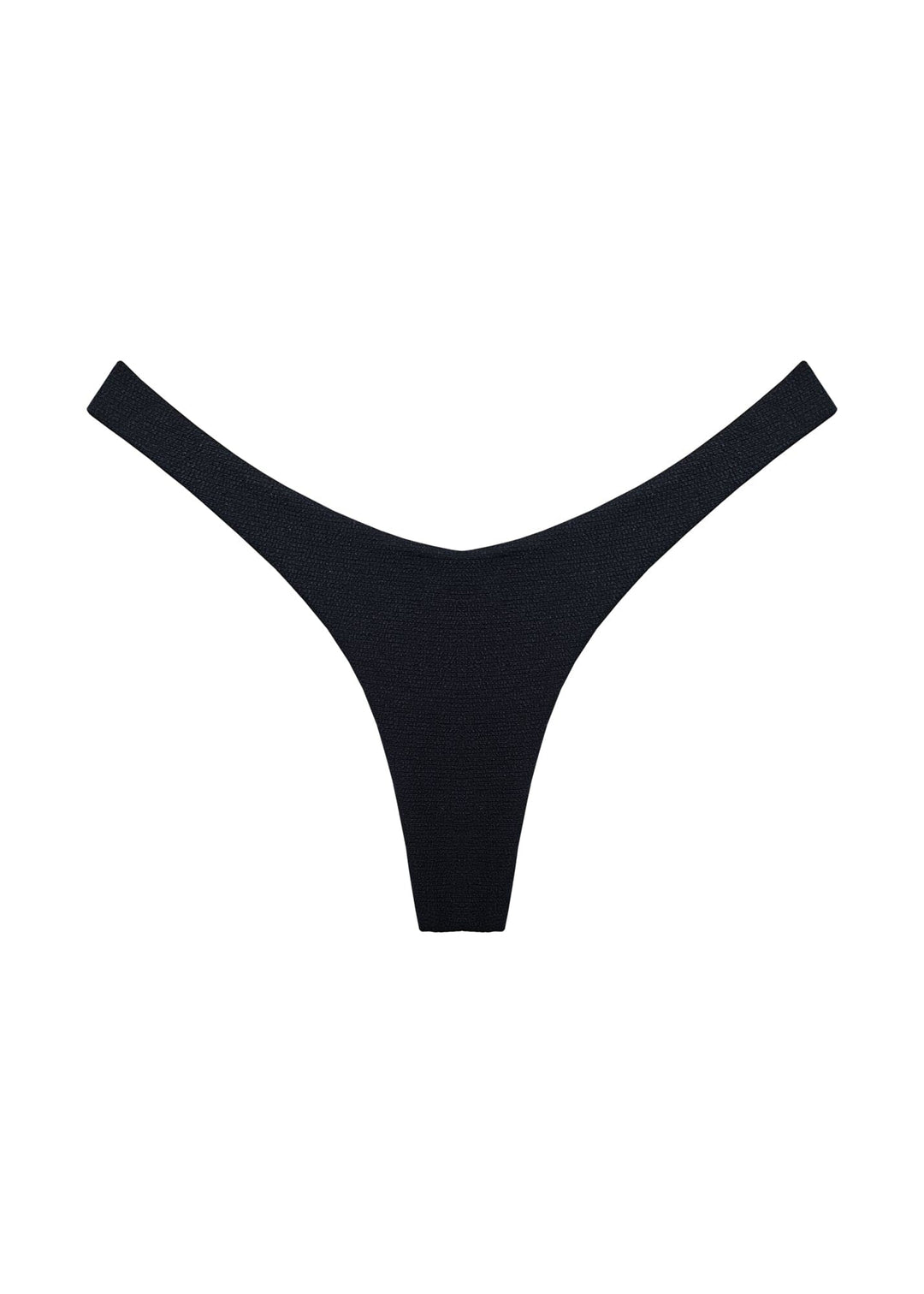 Brigitte Bottom - Black Sand Bottom Naked Swimwear