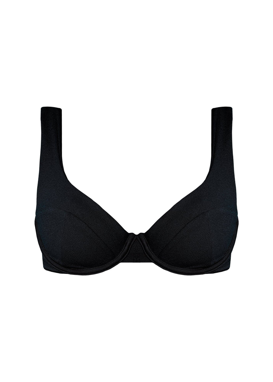 Brigitte Top - Black Sand Top Naked Swimwear XS 