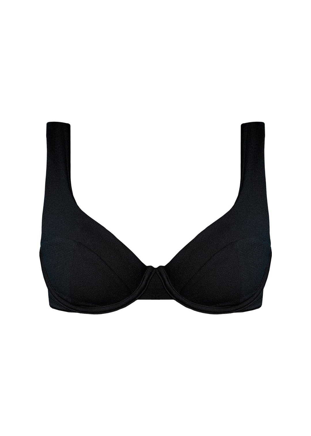 Brigitte Top - Black Sand Top Naked Swimwear XS