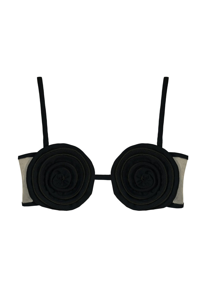 ROSE TOP - BLACK SAND Rose Top XS