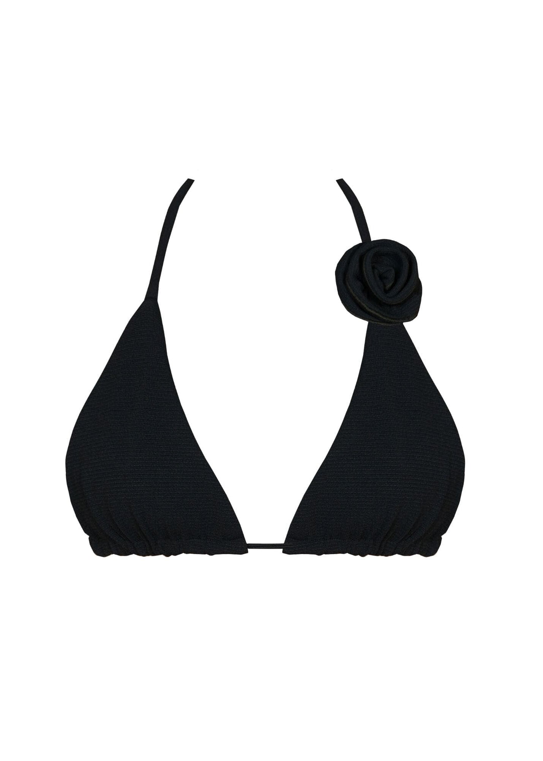 NINA FLOWER TOP - BLACK SAND Nina Flower top XS