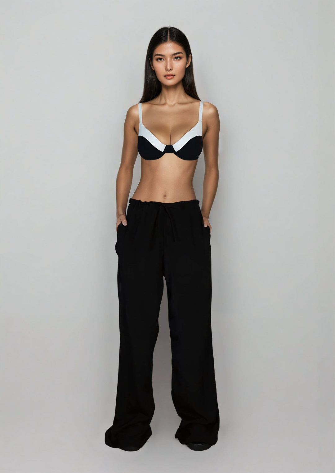 Ellie Top - Noir Sand Naked Swimwear