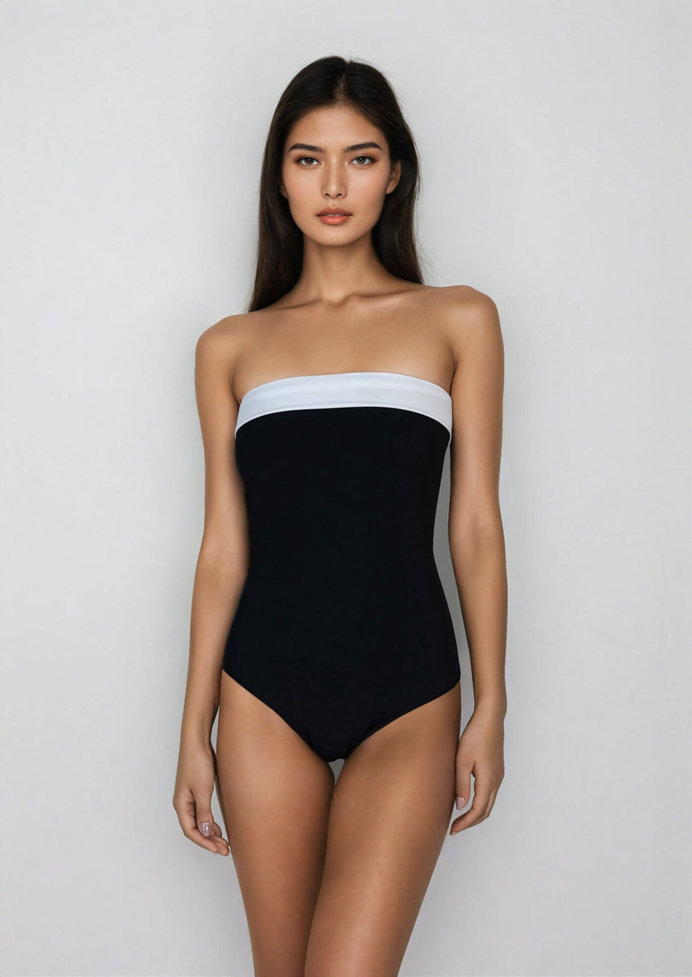 Claire One Piece - Noir Sand Naked Swimwear