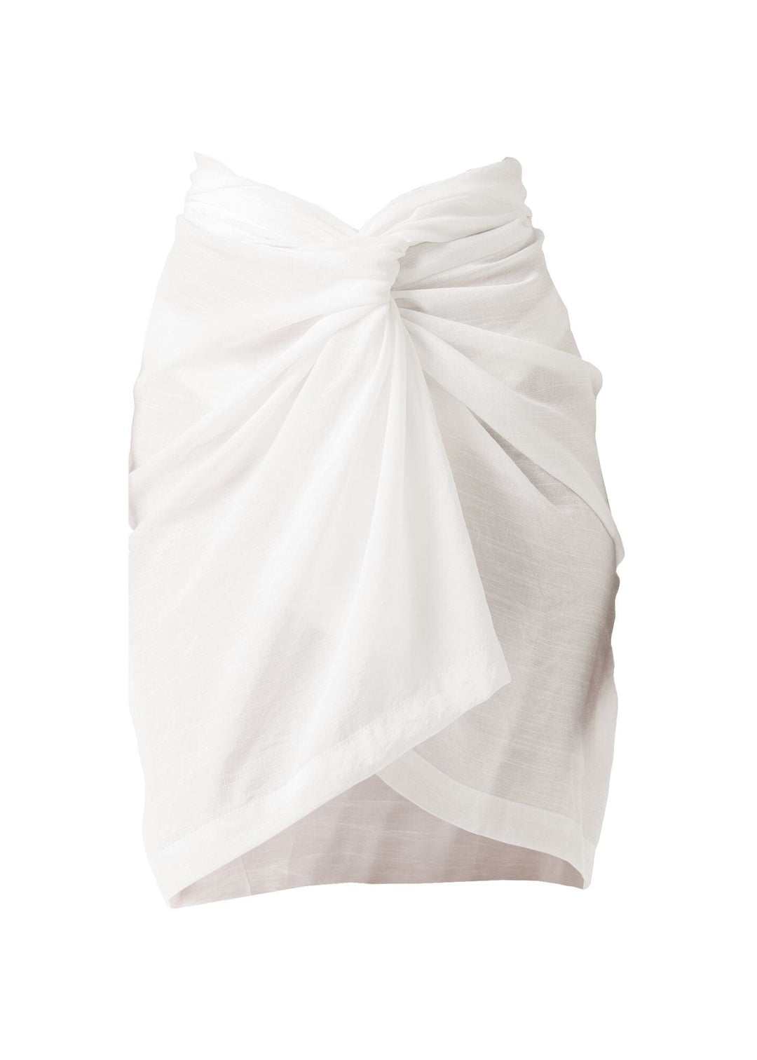 Short Sarong - Off White Beachwear Naked Swimwear