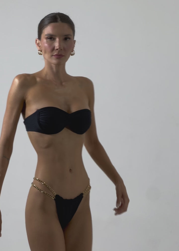 Stella Bottom - Black Rib