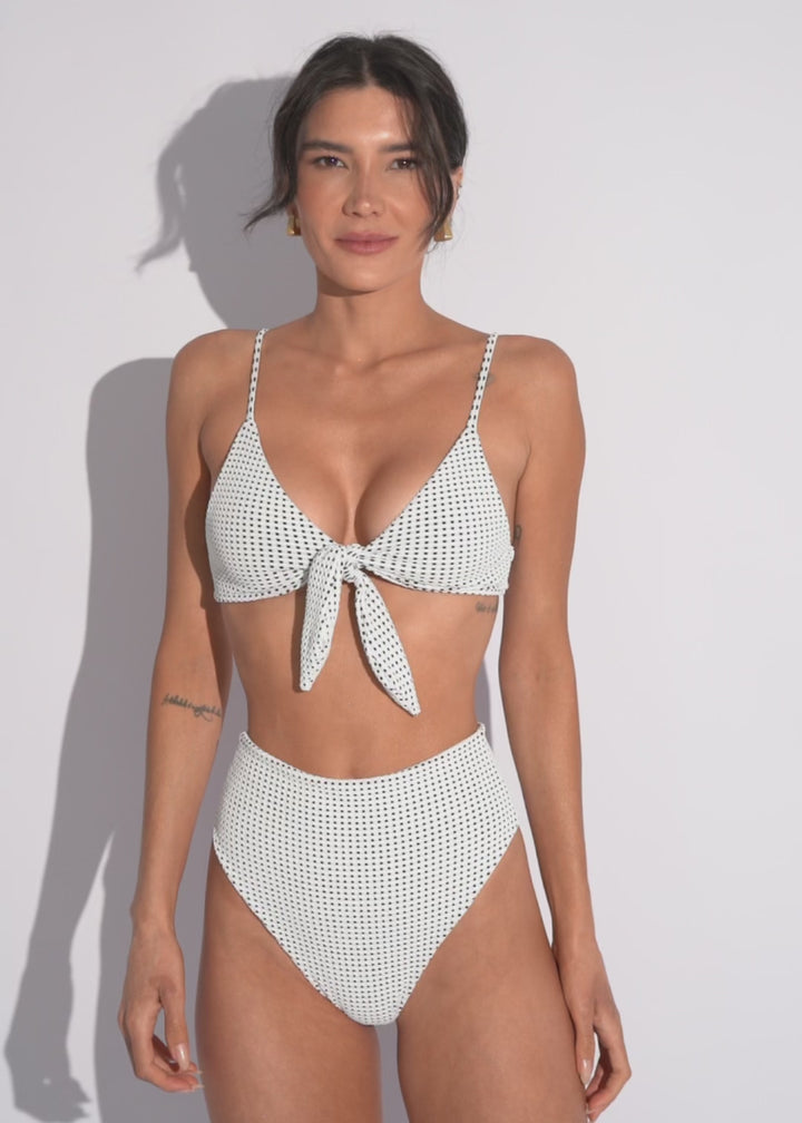 Vick Bottom - White Vichy