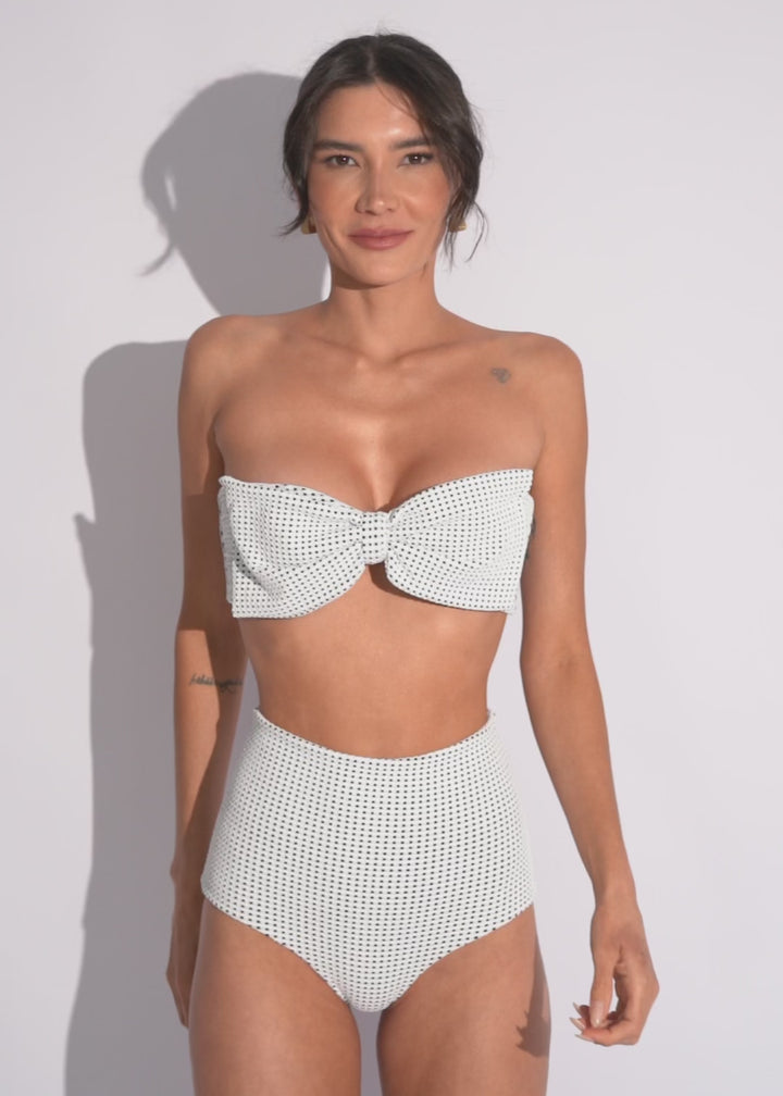Chelsea Bottom - White Vichy