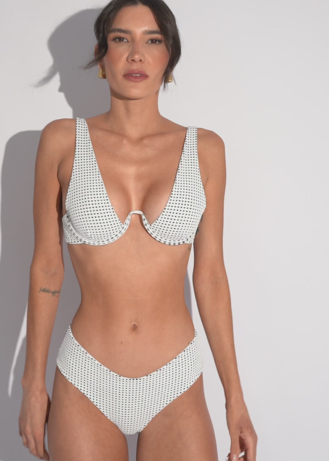 Kelly Bottom - White Vichy