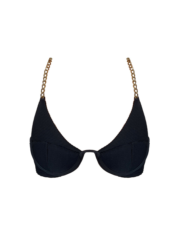 Thais Top - Black Rib Thais Top PP