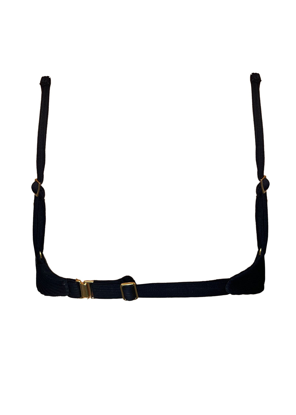 Thais Top - Black Rib Thais Top