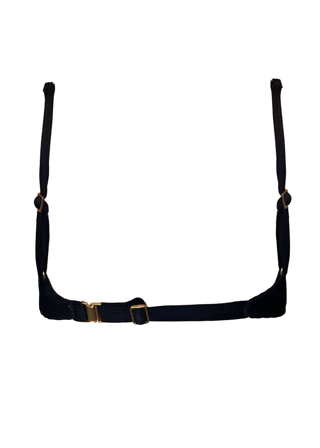 Thais Top - Black Rib Thais Top