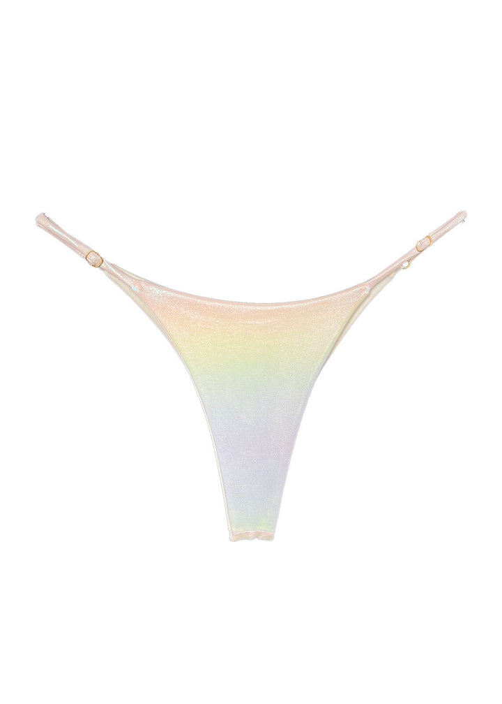 Alana Bottom - Iridescent Metallic Bottom Naked Swimwear