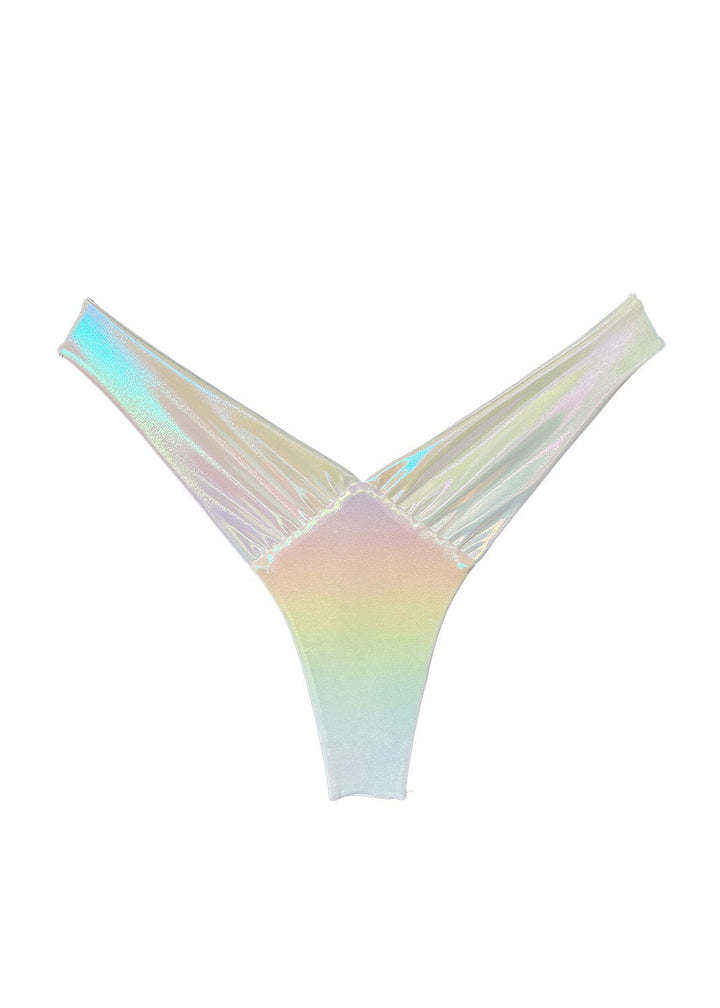 Amber Bottom - Iridescent Metallic Bottom Naked Swimwear