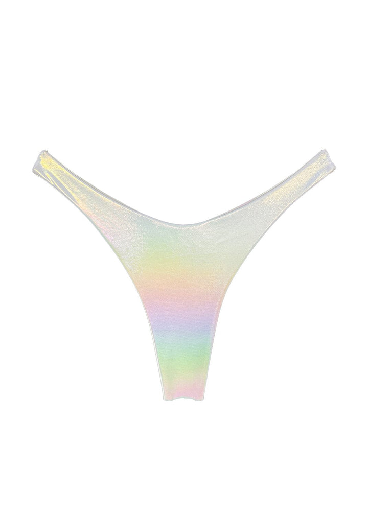 Brigitte Bottom - Iridescent Metallic Bottom Naked Swimwear