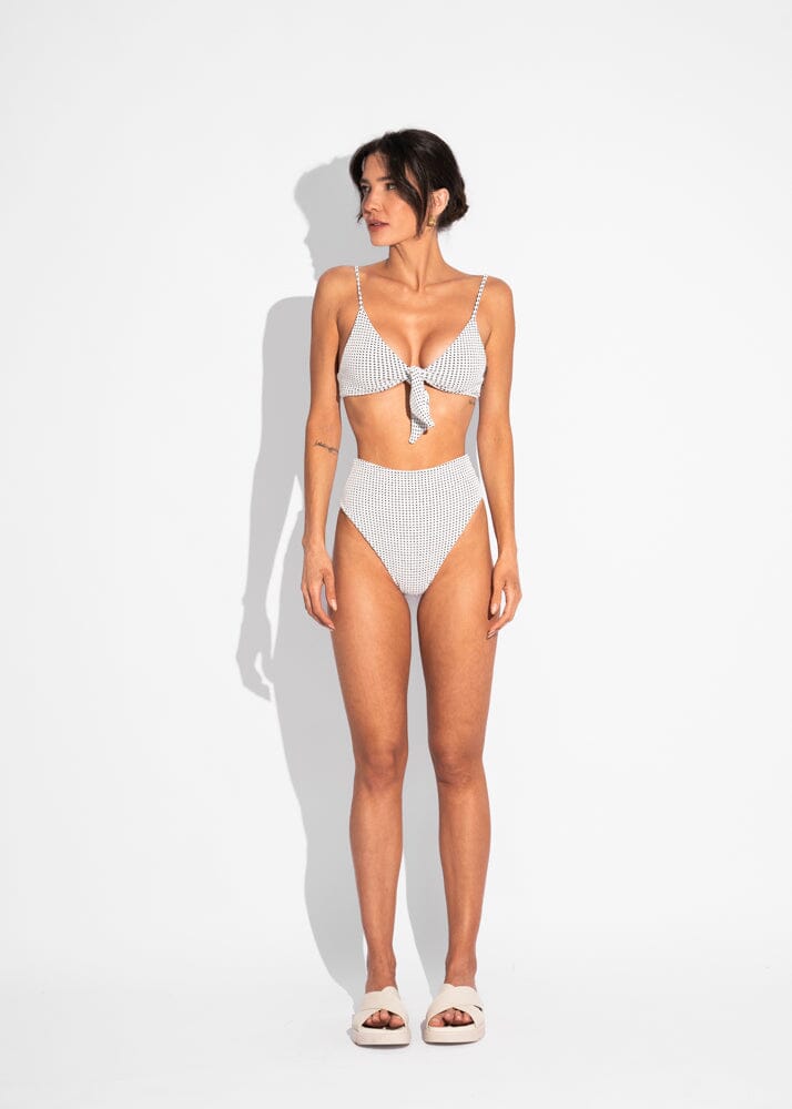 Calcinha Vick - Vichy White Naked Swimwear
