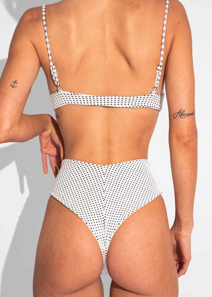 Calcinha Vick - Vichy White Naked Swimwear