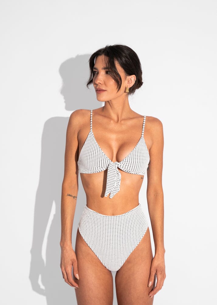 Calcinha Vick - Vichy White Naked Swimwear