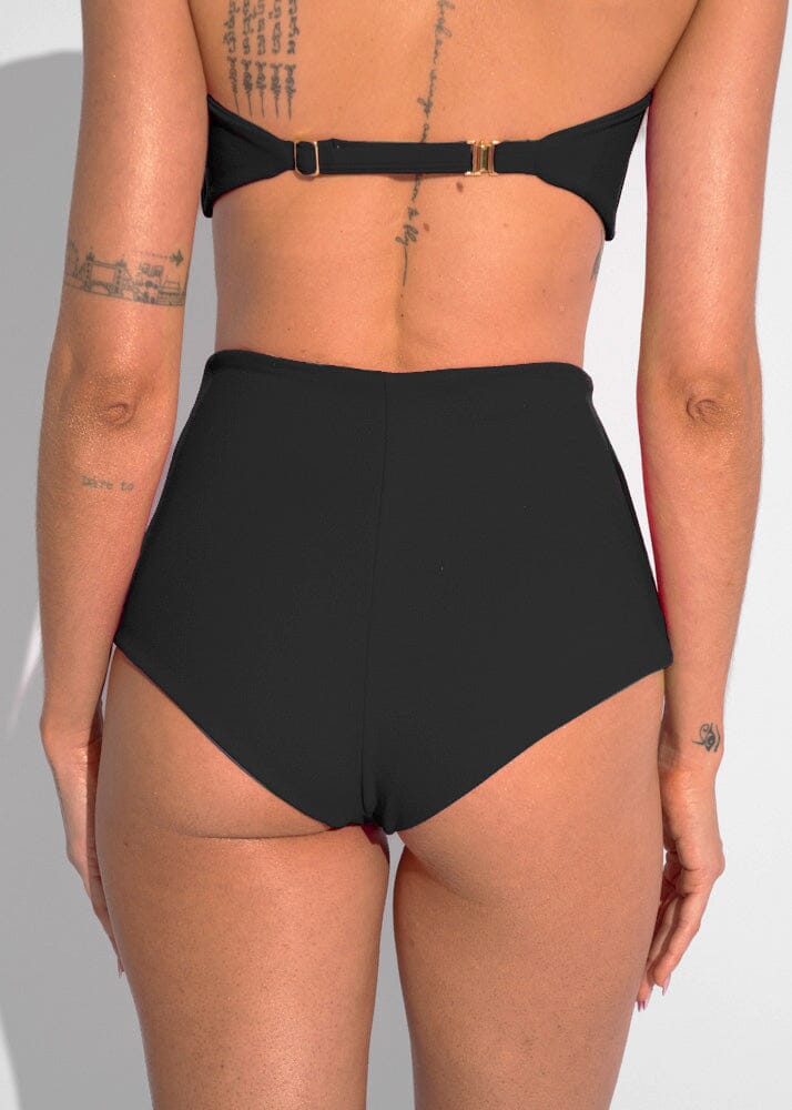 Chelsea Bottom - Black Sand Bottom Naked Swimwear