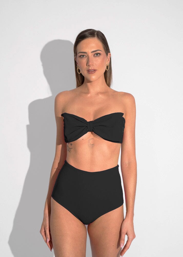 Chelsea Bottom - Black Sand Bottom Naked Swimwear