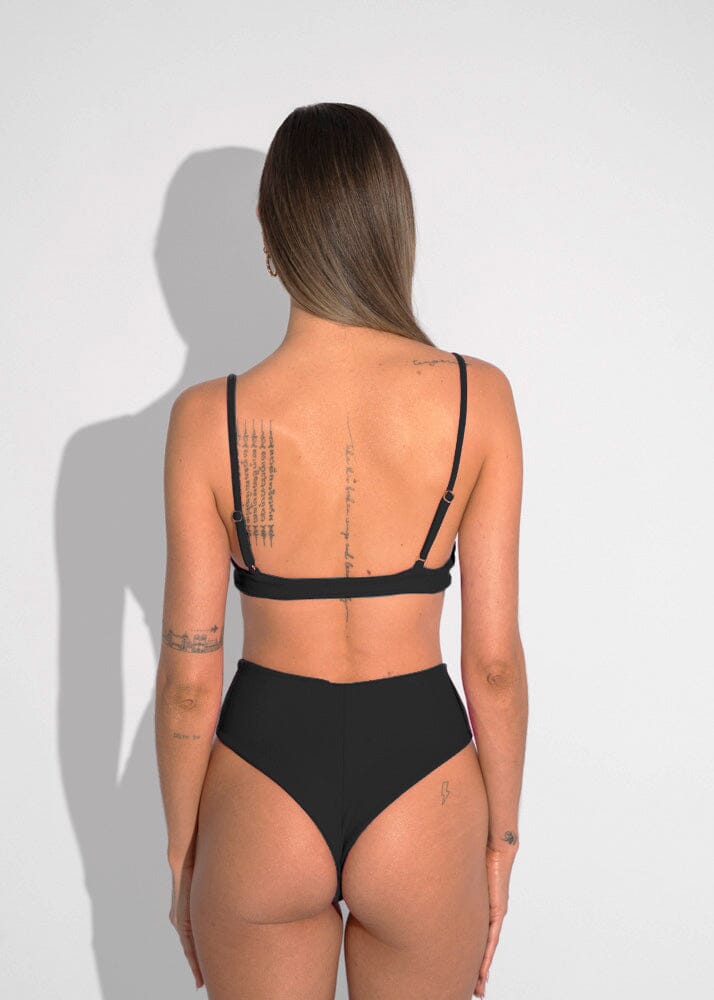 Darah Top - Black Sand Top Naked Swimwear