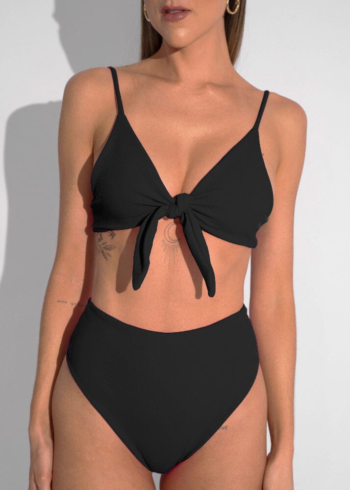 Darah Top - Black Sand Top Naked Swimwear