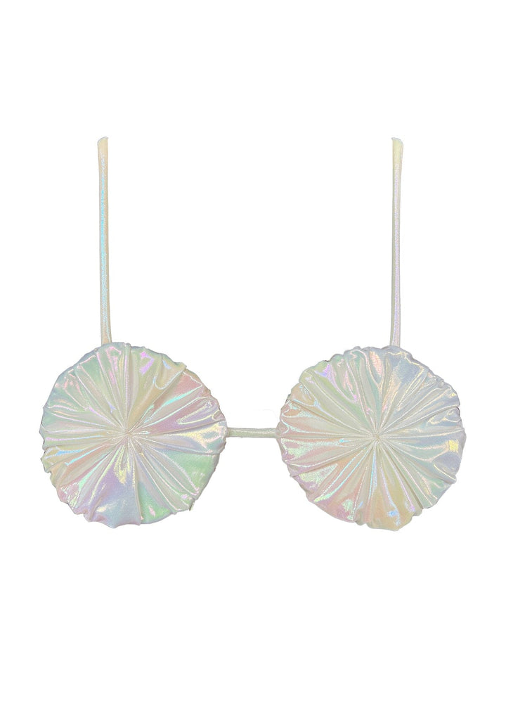 Estrella Top - Iridescent Metallic Top Naked Swimwear