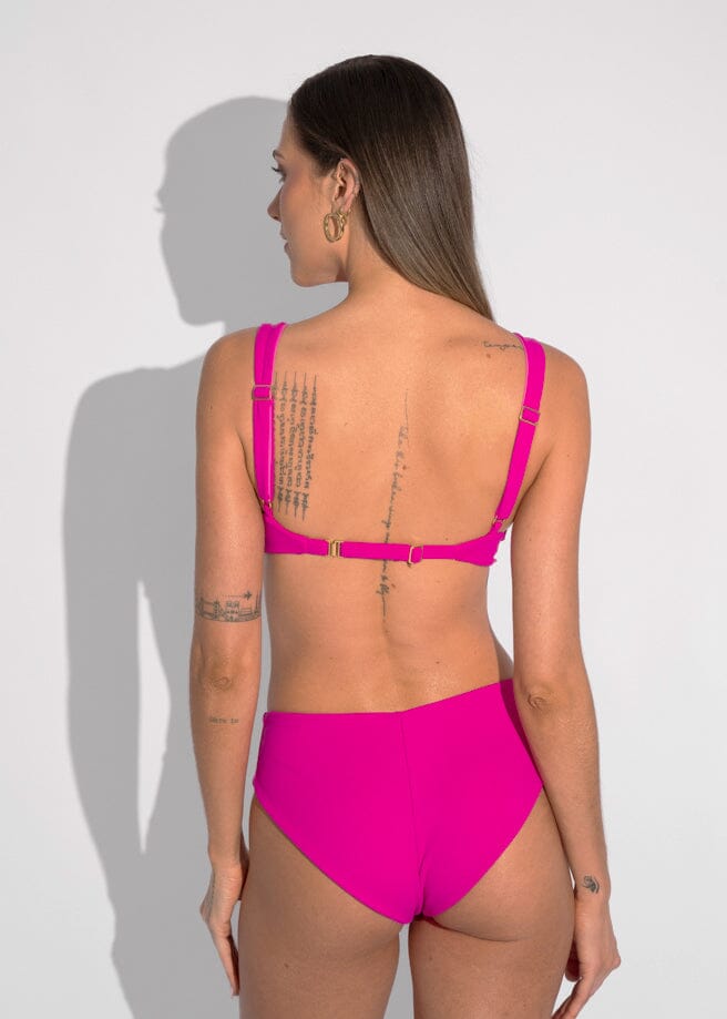 Kelly Top - Pink Sand Top Naked Swimwear