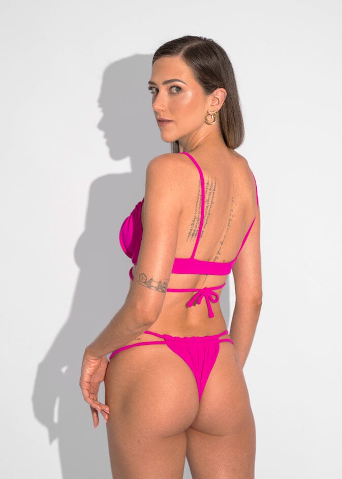 Lila Top - Pink Sand Top Naked Swimwear