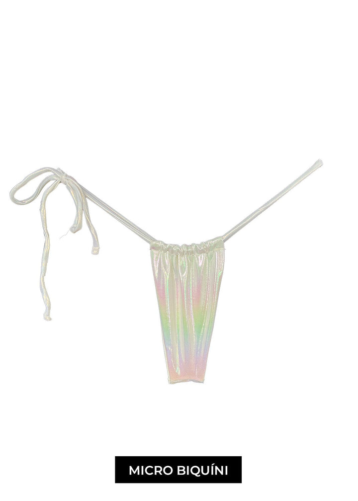 Lilly Bottom - Iridescent Metallic Bottom Naked Swimwear