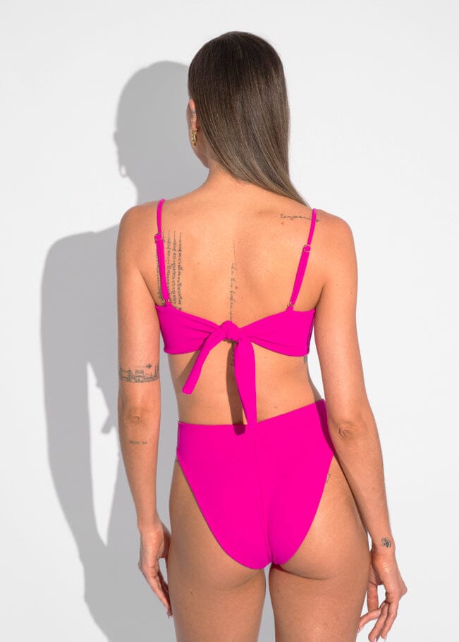 Loren Top - Pink Sand Top Naked Swimwear