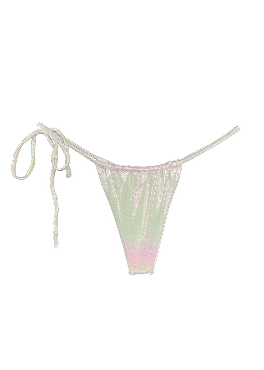 Mia Bottom - Iridescent Metallic Bottom Naked Swimwear