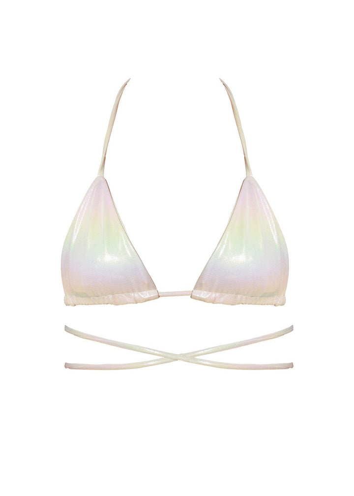 Mia Top - Iridescent Metallic Top Naked Swimwear