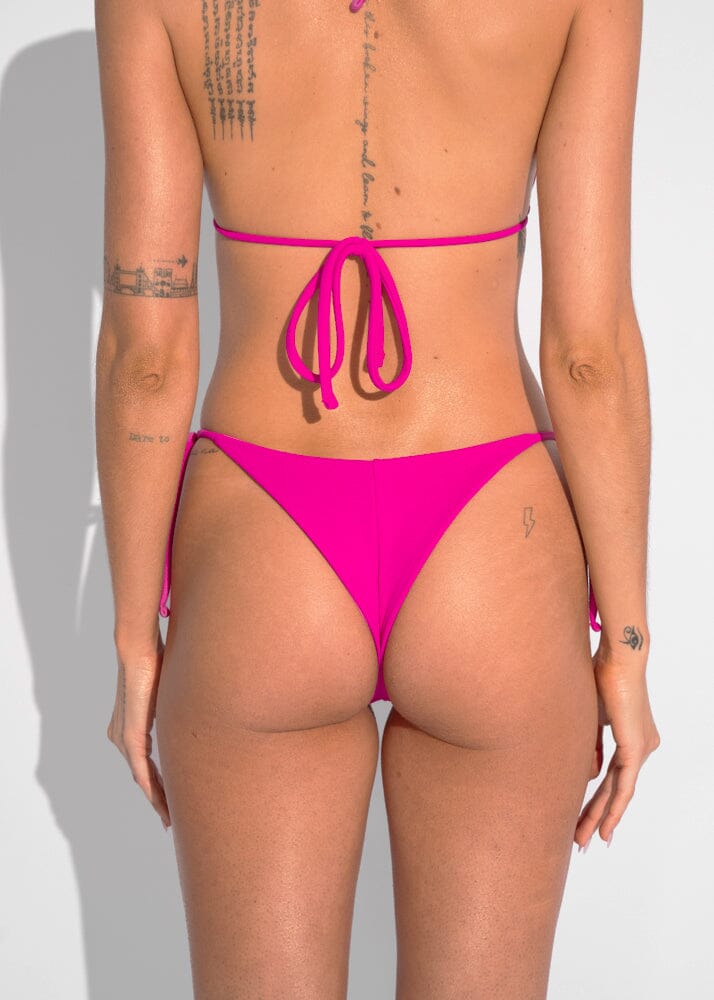 Nina Bottom - Pink Sand Bottom Naked Swimwear XS Brazilian