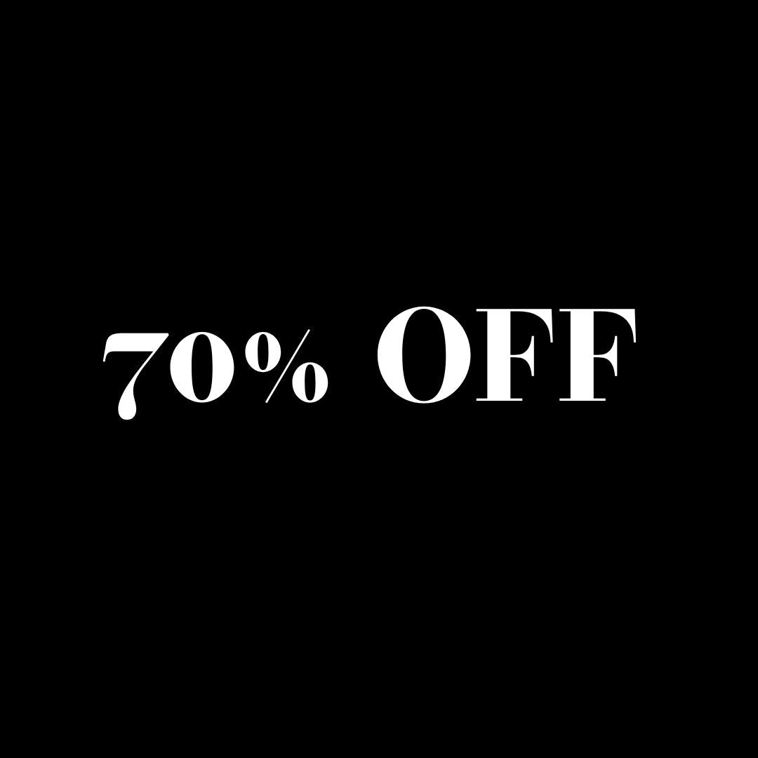 70% OFF
