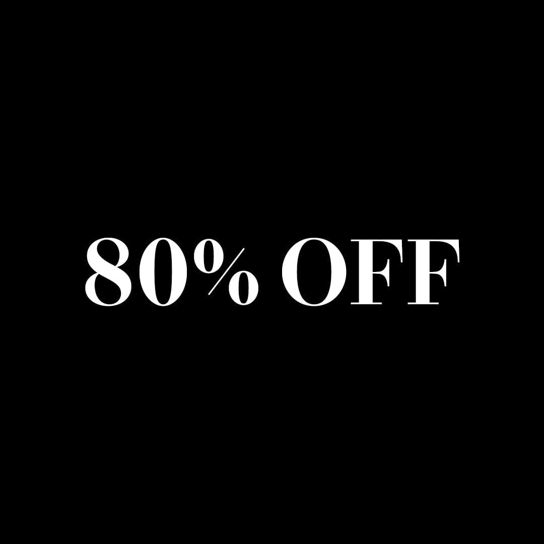 SALE 80% OFF