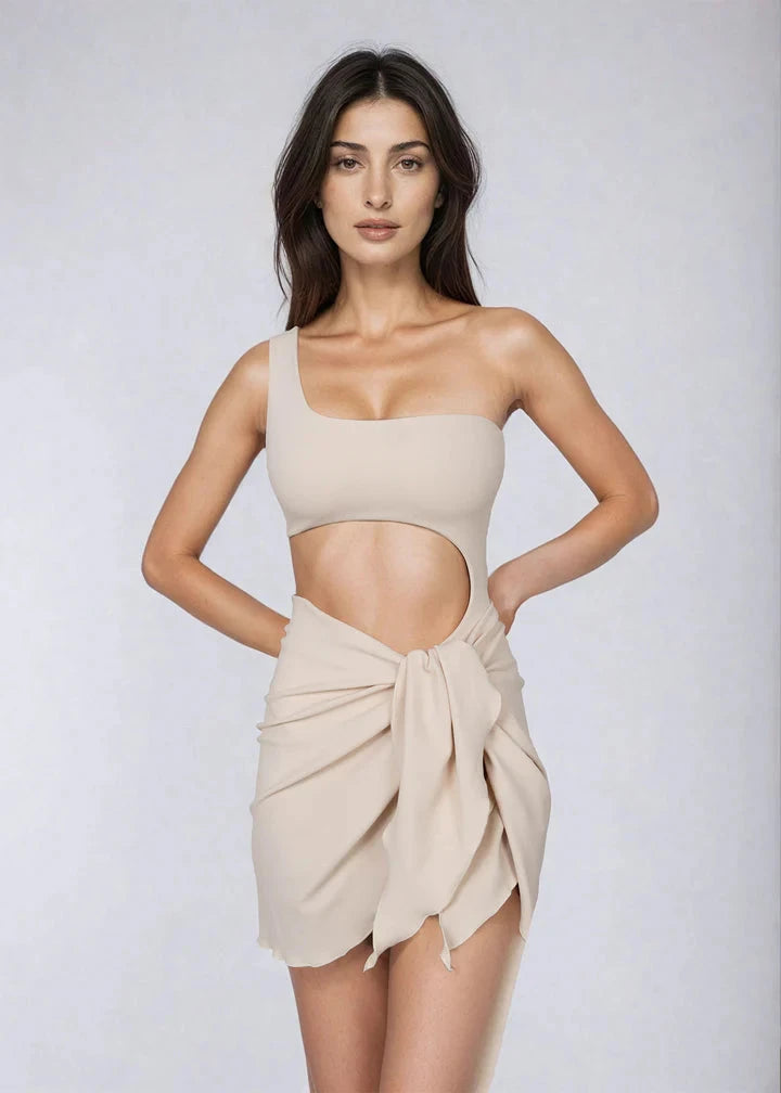 Cora One Piece - Duna Sand One Piece Naked Swimwear 
