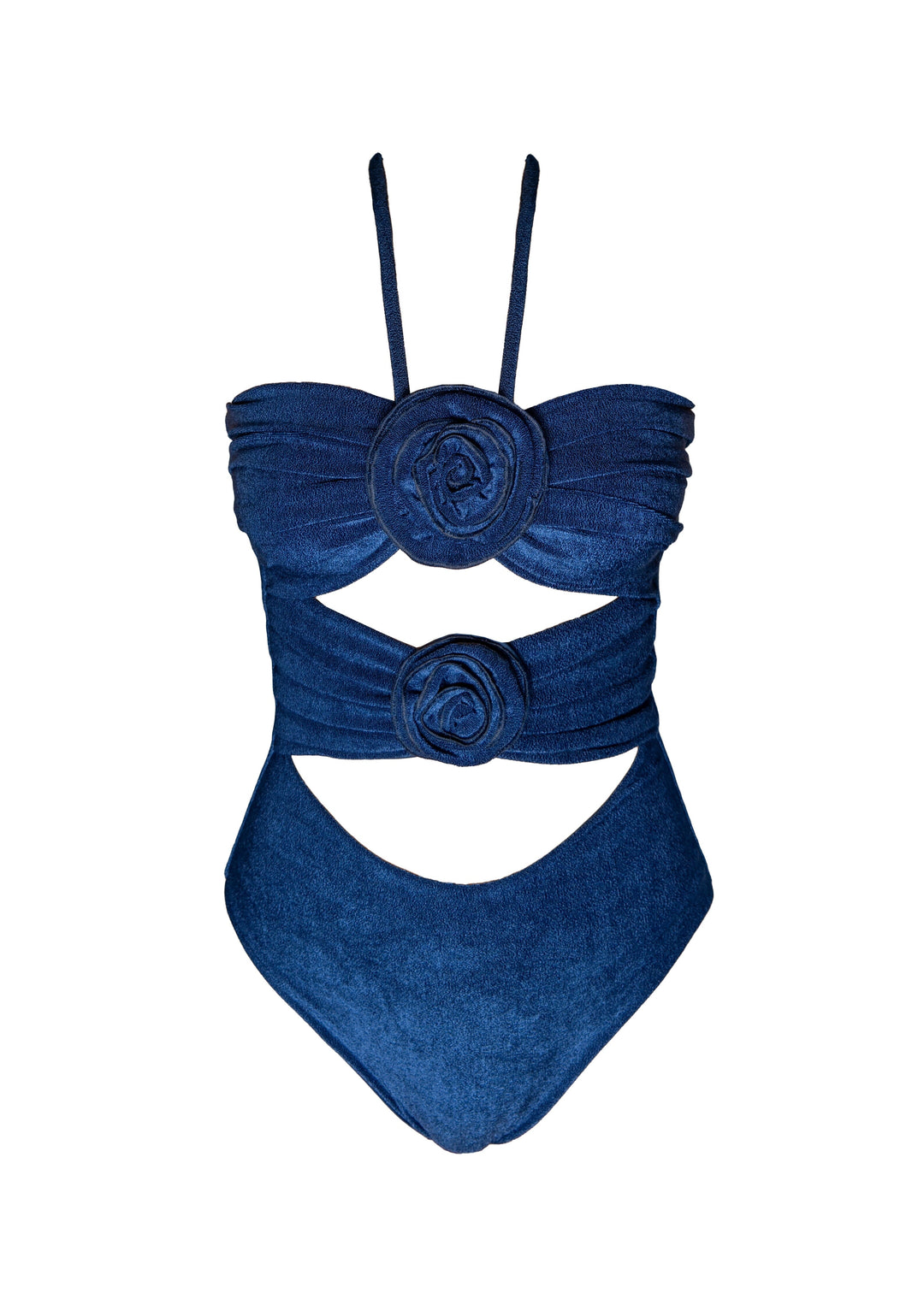 Rose One Piece - Deep Blue Terry Rose One Piece XS 