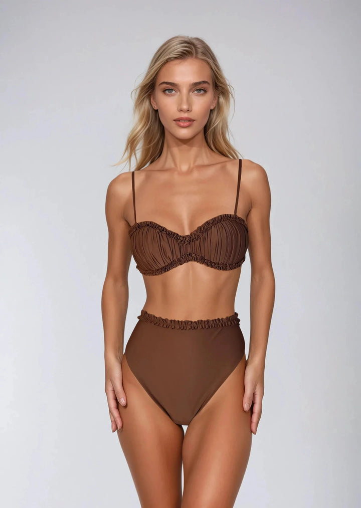 AMARA BOTTOM - CLAY Naked Swimwear 