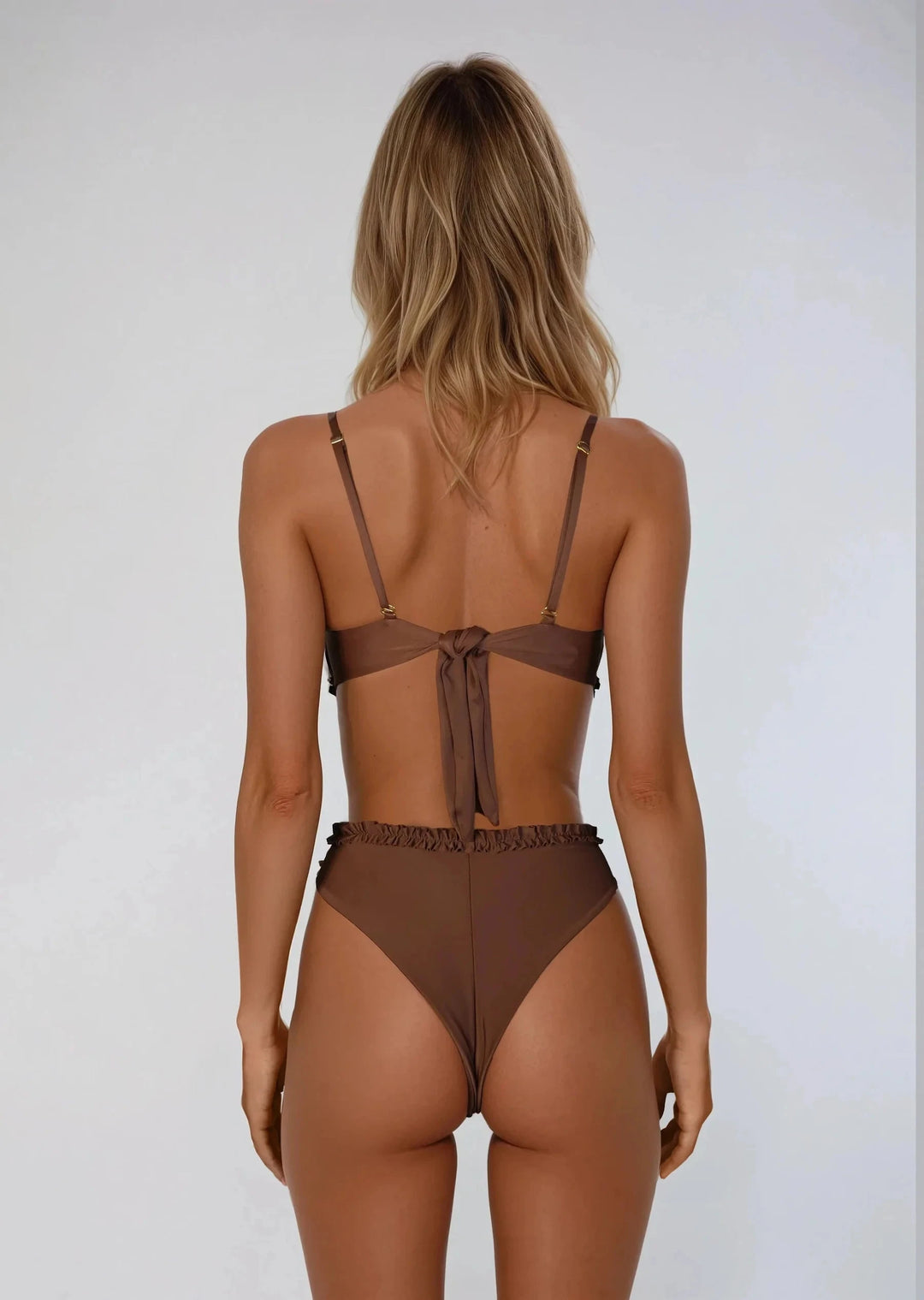 AMARA BOTTOM - CLAY Naked Swimwear 