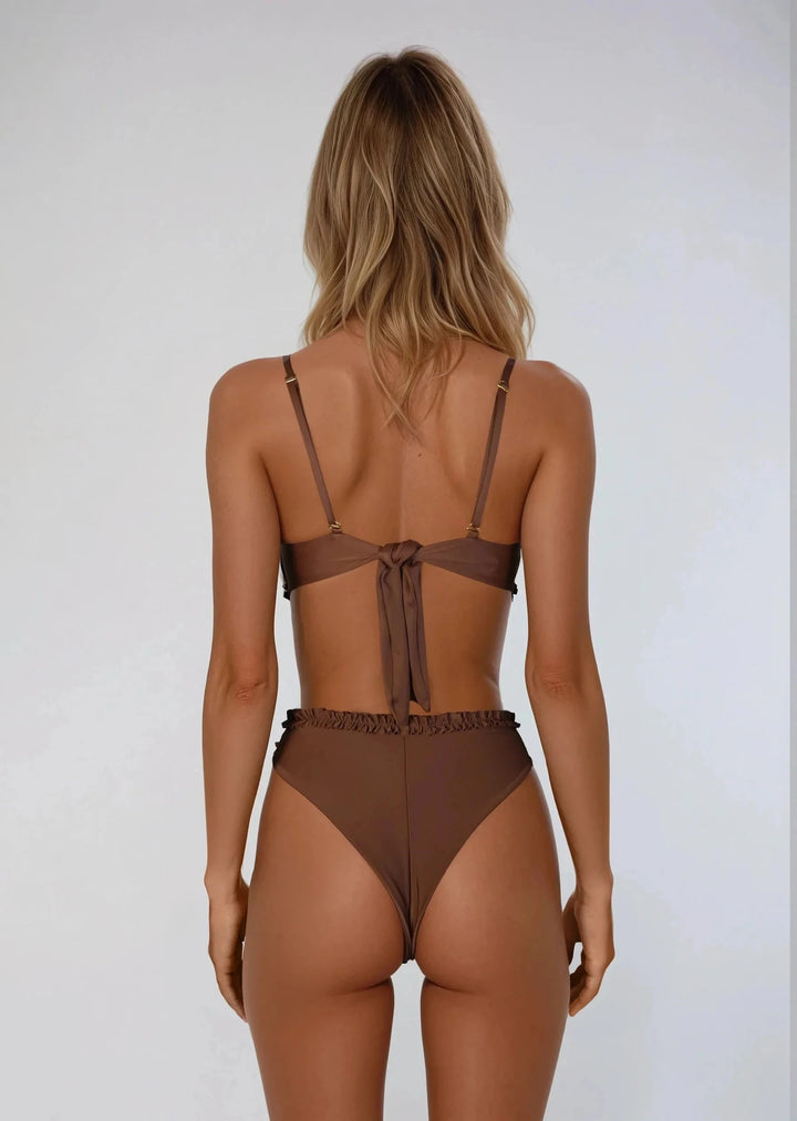 AMARA BOTTOM - CLAY Naked Swimwear 