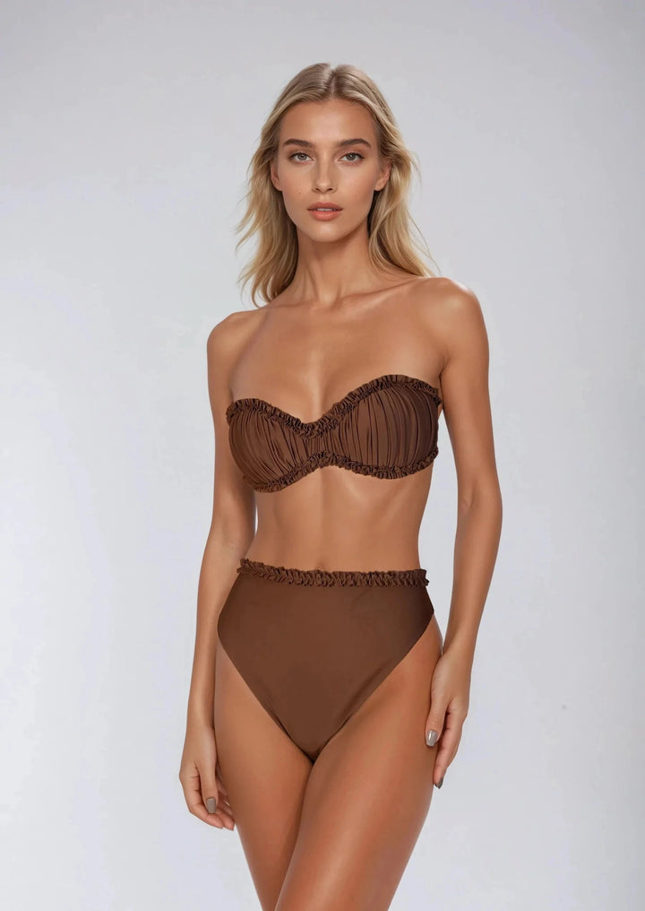 AMARA BOTTOM - CLAY Naked Swimwear 