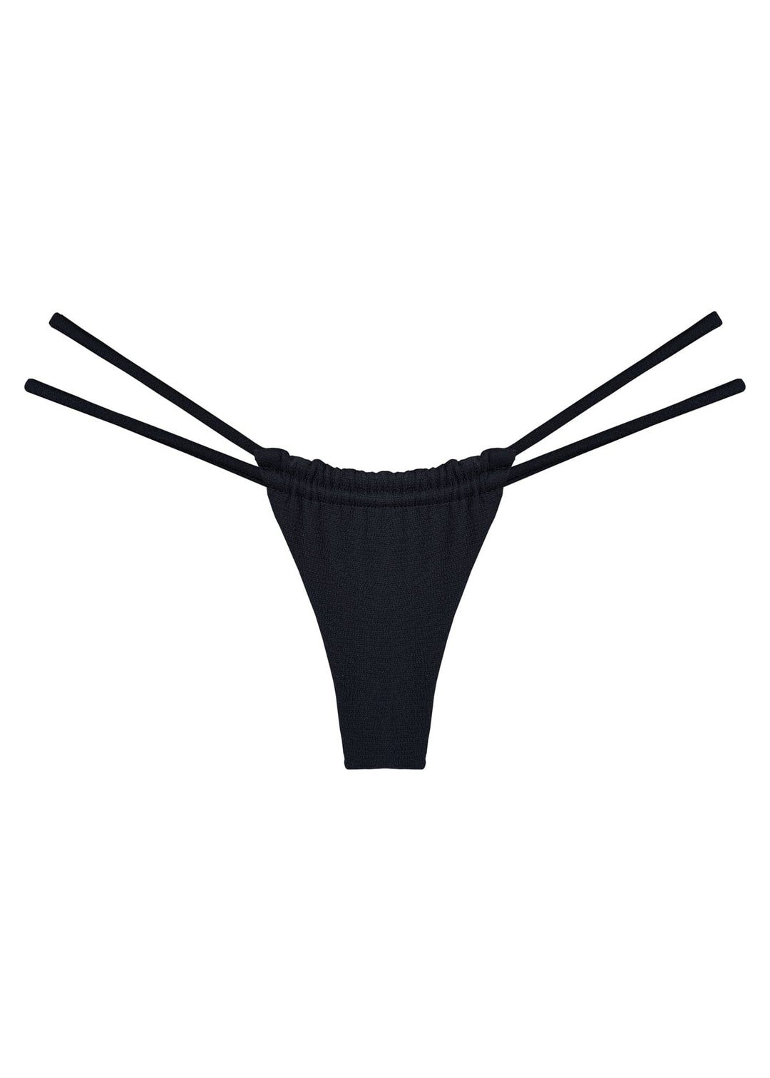 Ariel Bottom - Black Sand Bottom Naked Swimwear XS 